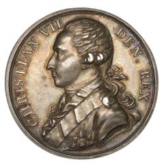 Medal - George III Royal Visit from Denmark, silver