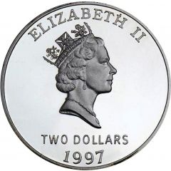 2 Dollars - Elizabeth II Town of St. George