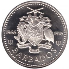 5 Dollars - Elizabeth II Independence, Silver Proof Issue