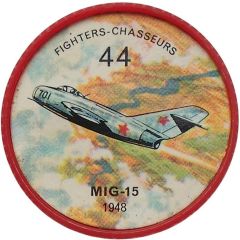 Token - Jell-O Aircraft #44, MIG-15