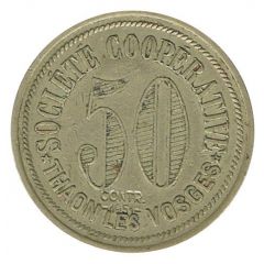 50 francs - Société coopérative - Thaon-les-Vosges [88]