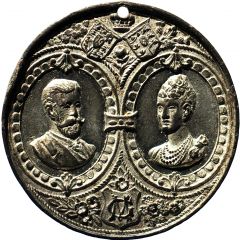 Medallion - Marriage of George Duke of York and Princess May