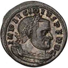 Nummus - Licinius I SOLI INVICTO COMITI, R-F, Rome