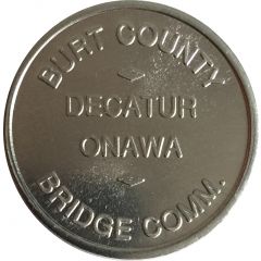 50 Cents - Burt County Bridge Comm. Decatur, Nebraska