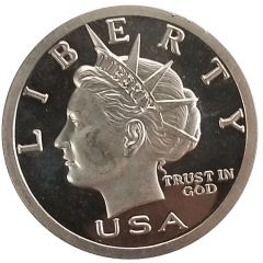 10 Dollars NORFED Liberty Dollar