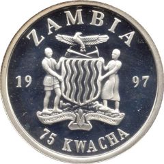 75 Kwacha Princess Diana Silver Proof