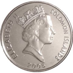 5 Cents - Elizabeth II 3rd portrait, magnetic