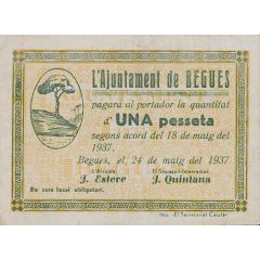 1 Peseta Begues