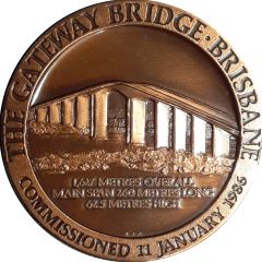 Medal - Gateway Bridge Brisbane Inauguration Medal