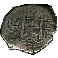 8 Reales Type II Counter-mark