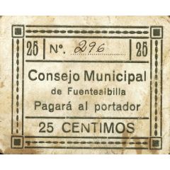 25 Céntimos Fuentealbilla