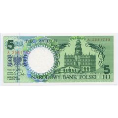 5 Zlotys