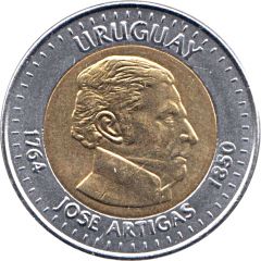 10 Pesos Uruguayos José Artigas