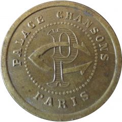 Phonograph Token - Palace Chansons Paris