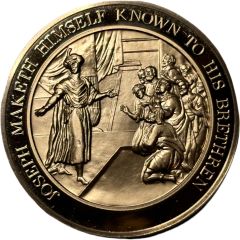 Medal - Thomason Medallic Bible Joseph Maketh Himself Known