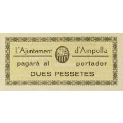 2 Pesetas Ampolla