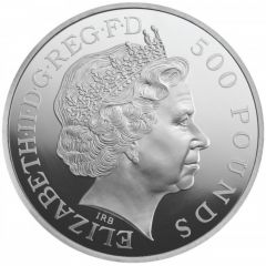 500 Pounds - Elizabeth II Royal Christening, Silver Proof