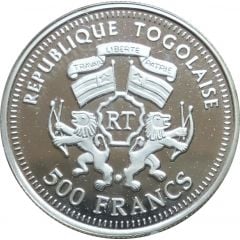 500 Francs CFA Helmut Schmidt