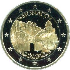 2 Euros - Albert II Prince`s Company of Carabiniers