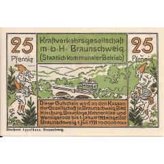 25 Pfennig Kraftverkehrsgesellschaft