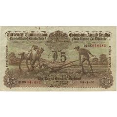 5 Pounds Royal Bank of Ireland