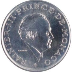 2 Francs - Rainier III Silver Piedfort