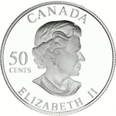 50 Cents - Elizabeth II Golden Rose