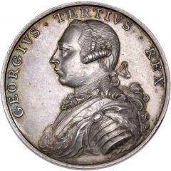 Medal - George III Accession, Pingo, silver, 40mm