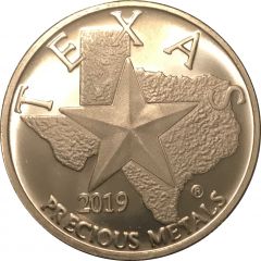 1 oz Texas Silver Round
