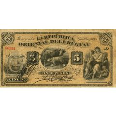 5 Pesos Comisión de Extinción de Billetes
