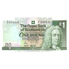 1 Pound Royal Bank of Scotland