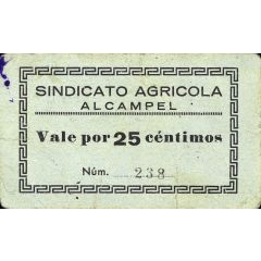 25 Céntimos Alcampel