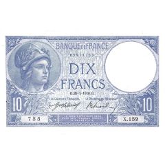 10 Francs - Minerve type 1915