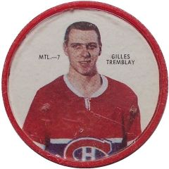 Token - Shirriff Hockey Player MTL.-7, Gilles Tremblay