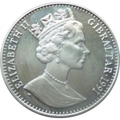1 Crown - Elizabeth II Prince Charles