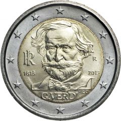 2 Euros Giuseppe Verdi
