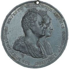 Medal - William IV Coronation, T.W. Ingram, crown type, white metal