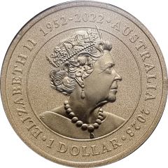 1 Dollar In the name of Elizabeth II, 6th Portrait - Lest We Forget - Vietnam War