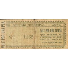 1 Peseta Anna