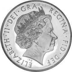 5 Pounds - Elizabeth II Prince Philip 90th Birthday, Platinum Piedfort