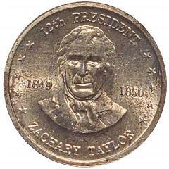 Medal - Presidential Commemorative Medals - Mini Zachary Taylor