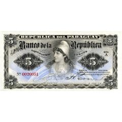 5 Pesos Moneda Nacional - 1/2 Peso Oro