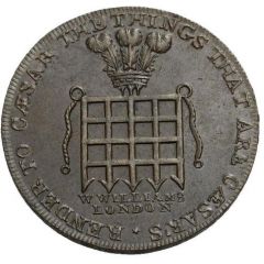 1/2 Penny Middlesex - William Williams