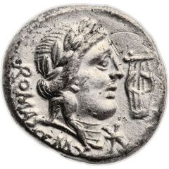Denarius Fabia: Quintus Fabius Maximus, ROMA Q•MAX