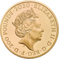 200 Pounds - Elizabeth II King George III, Gold Proof