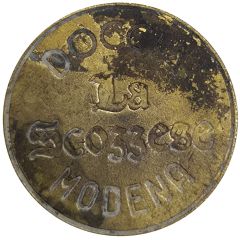 Token - Doccia La Scozzese Modena, Brass
