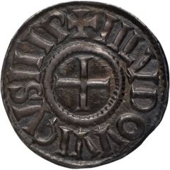 Denier - Louis I Vienne mint