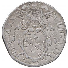 1 Testone - Clement VIII NON PREVALEBVNT