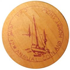 Wooden Nickel - 12th Annual Coin and Hobby Show, Coeur d`Alene