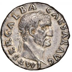 Denarius - Galba SALVS GEN HVMANI